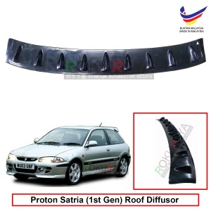 Proton Satria (1st Gen) 1994-2006 Vortex Generator Shark Fin Aerodynamic Rear Top Roof Diffuser Diffusor
